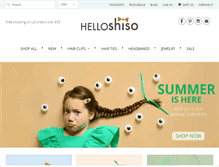 Tablet Screenshot of helloshiso.com